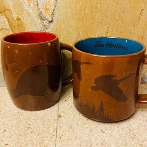 Tim Hortons limited edition animal themed mugs - perfect for summer camping fun